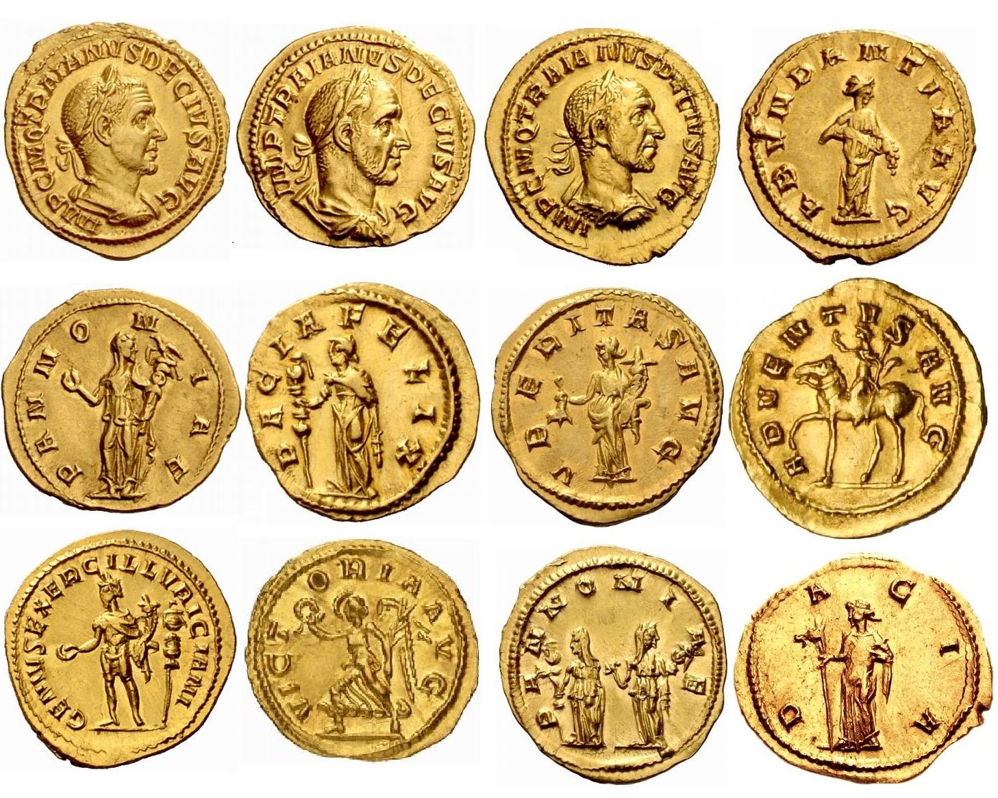 Trajano Decio Divo tipologa