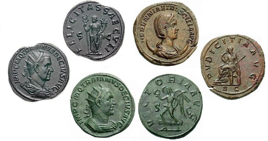 Trajano Decio Doble Sestercio